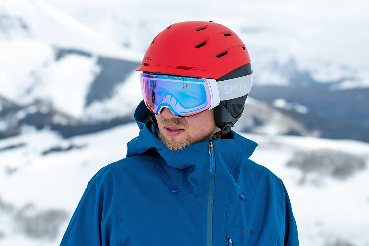 Anything Technical Online -Anything Technical Online Smith Level MIPS ski helmet close up