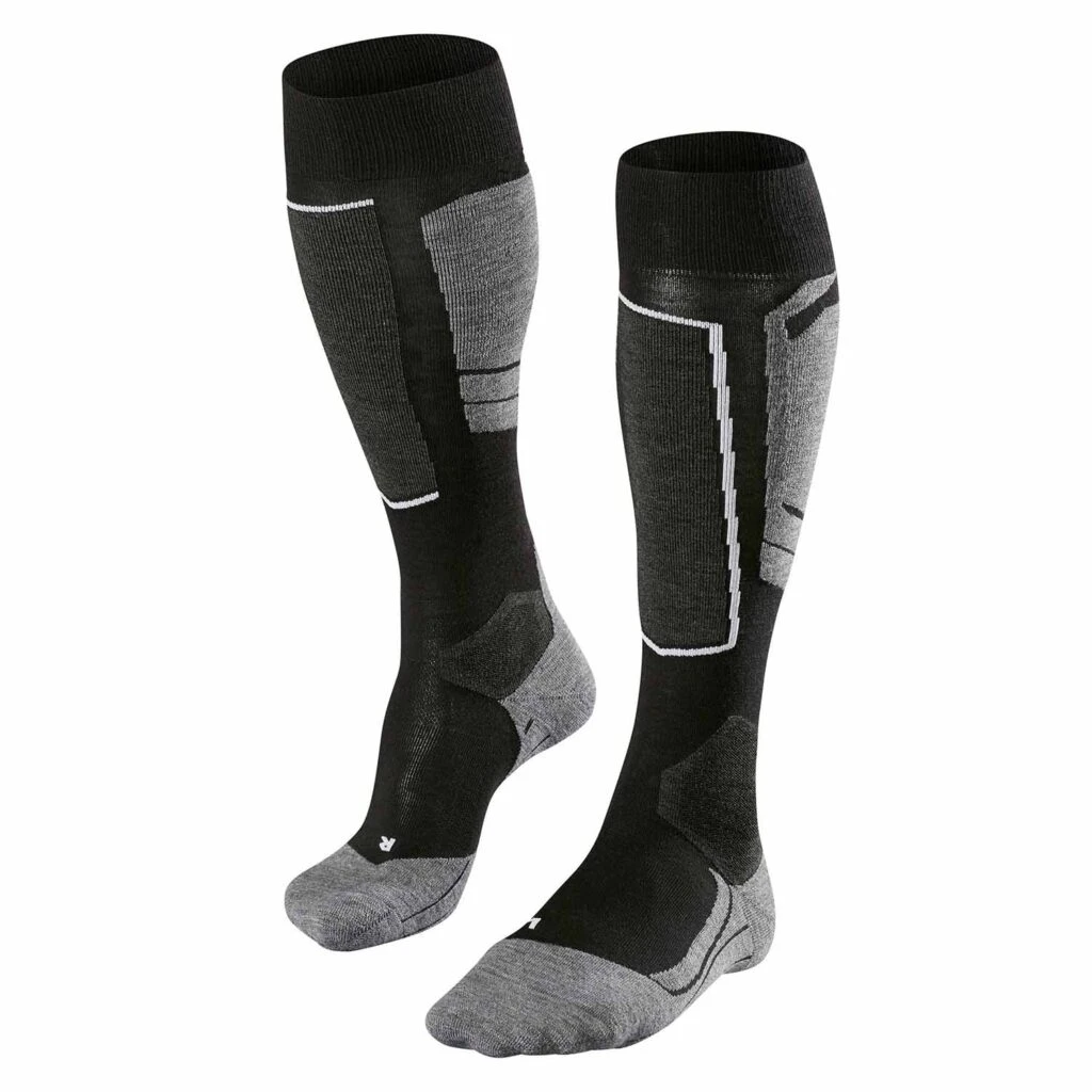 Falke SK4 Womens Ski Sock - Black Mix 1 Falke SK4 Womens Ski Sock - Black Mix